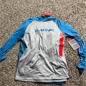 Dakine Blue and Gray Hoodie